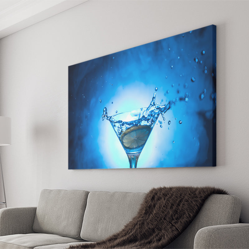 Martini Glass Canvas Prints Wall Art - Canvas Painting, Painting Art, Prints for Sale, Wall Decor, Home Decor