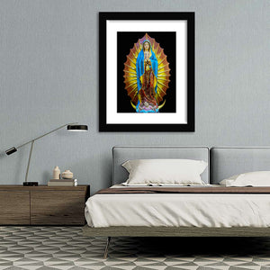 Mary Our Lady Of Guadalupe - Framed Prints, Painting Art, Art Print, Framed Art, Black Frame