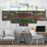 Maryland Terrapins Stadium Canvas Prints Maryland Stadium Wall Art American,Multi Panels,Sport Stadium Art Prints, Fan Gift
