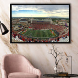Maryland Terrapins Stadium Framed Canvas Prints Maryland Stadium Wall Art American,Sport Stadium Art Prints, Fan Gift