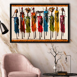 Masai Mara African Framed Canvas Prints Wall Art Decor, Framed Picture, Floating Frame