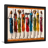 Masai Mara African Framed Art Prints Wall Art Decor, Framed Picture, Home Decor