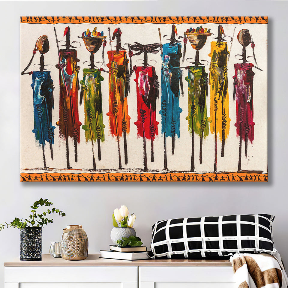 Masai Mara African Canvas Prints Wall Art Decor - Painting Canvas,Home Decor, Ready to Hang