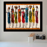 Masai Mara African Framed Art Prints Wall Art Decor, Framed Picture, Home Decor