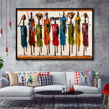 Masai Mara African Framed Canvas Prints Wall Art Decor, Framed Picture, Floating Frame