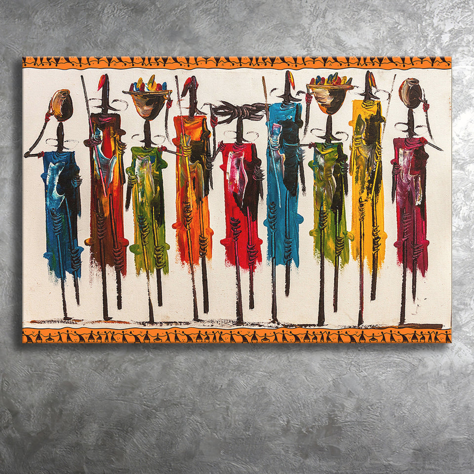 Masai Mara African Canvas Prints Wall Art Decor - Painting Canvas,Home Decor, Ready to Hang