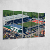 Mattioli Woods Welford Road Stadium, Stadium Canvas, Sport Art, Gift for him, Multi Panels B, Canvas Prints Wall Art Decor
