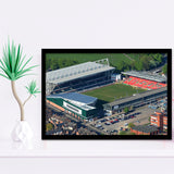 Mattioli Woods Welford Road Stadium, Stadium Canvas, Sport Art, Gift for him, Framed Art Prints Wall Art Decor, Framed Picture