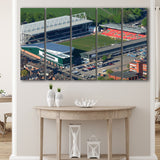 Mattioli Woods Welford Road Stadium, Stadium Canvas, Sport Art, Gift for him, Multi Panels B, Canvas Prints Wall Art Decor
