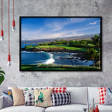 Mauna Kea Golf Course Hole 03, Hawaii, Golf Sport Print, Golf Lover, Framed Art Prints Home Decor