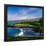 Mauna Kea Golf Course Hole 03, Hawaii, Golf Sport Print, Golf Lover, Framed Art Prints Home Decor