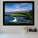 Mauna Kea Golf Course Hole 03, Hawaii, Golf Sport Print, Golf Lover, Framed Art Prints Home Decor