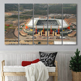 Mbombela Stadium in South Africa, Stadium Canvas, Sport Art, Gift for him, Multi Panels B, Canvas Prints Wall Art Decor
