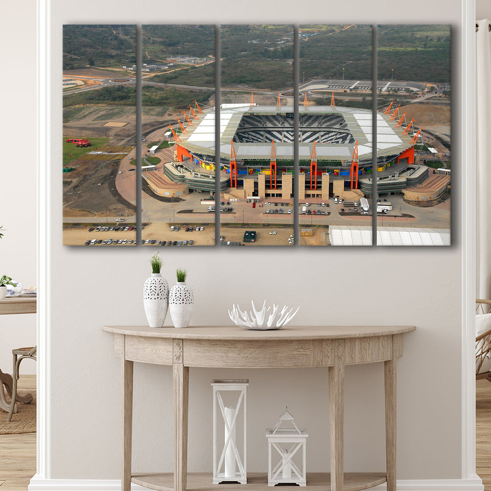 Mbombela Stadium in South Africa, Stadium Canvas, Sport Art, Gift for him, Multi Panels B, Canvas Prints Wall Art Decor