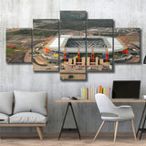 Mbombela Stadium in South Africa, Stadium Canvas, Sport Art, Large Canvas, Multi Panels, Canvas Prints Wall Art Decor
