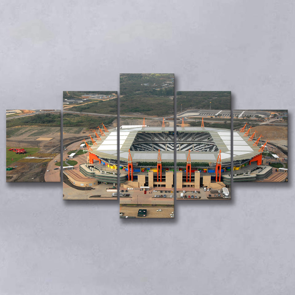 Mbombela Stadium in South Africa, Stadium Canvas, Sport Art, Large Canvas, Multi Panels, Canvas Prints Wall Art Decor