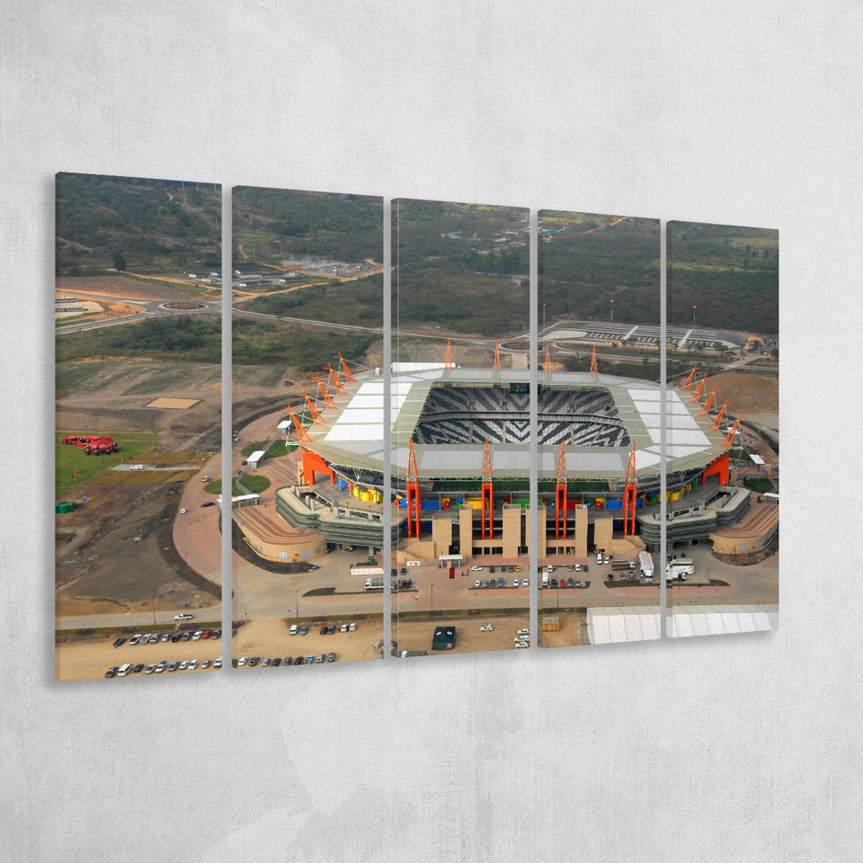Mbombela Stadium in South Africa, Stadium Canvas, Sport Art, Gift for him, Multi Panels B, Canvas Prints Wall Art Decor