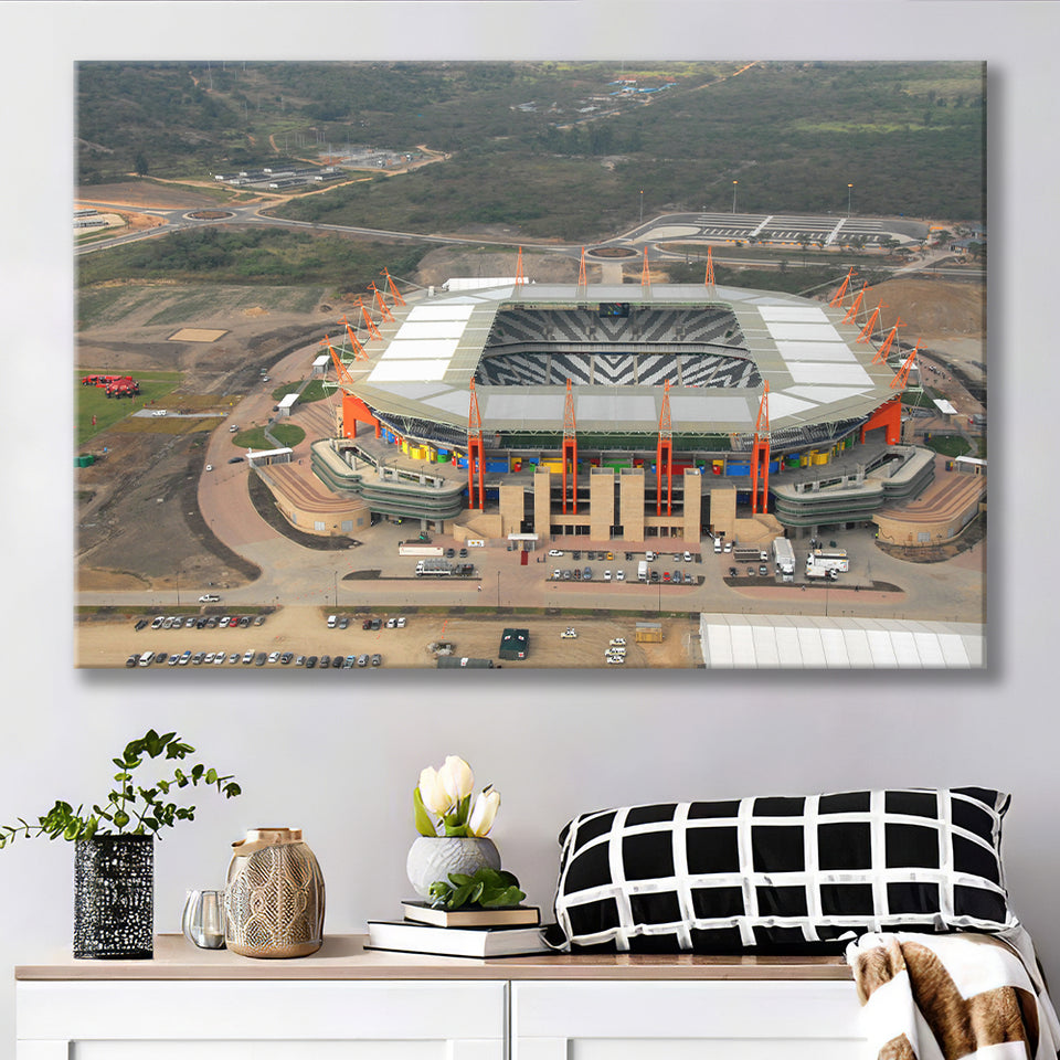 Mbombela Stadium in South Africa, Stadium Canvas, Sport Art, Gift for him, Fan Gift, Canvas Prints Wall Art Decor