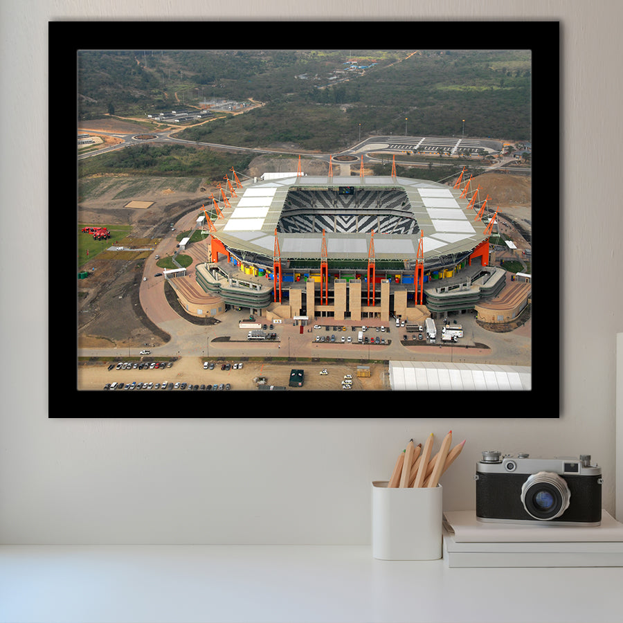 Mbombela Stadium in South Africa, Stadium Canvas, Sport Art, Gift for him, Framed Art Prints Wall Art Decor, Framed Picture