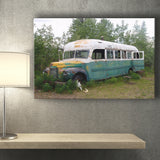 McCandless Bus Into The Wild Canvas Prints Wall Art - Painting Prints, Wall Decor, Art Prints