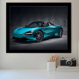 Mclaren Super Car Framed Art Prints Wall Art Decor, Framed Picture, Home Decor