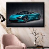 Mclaren Super Car Framed Canvas Prints Wall Art Decor, Framed Picture, Floating Frame