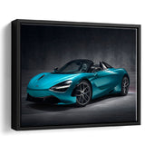 Mclaren Super Car Framed Canvas Prints Wall Art Decor, Framed Picture, Floating Frame