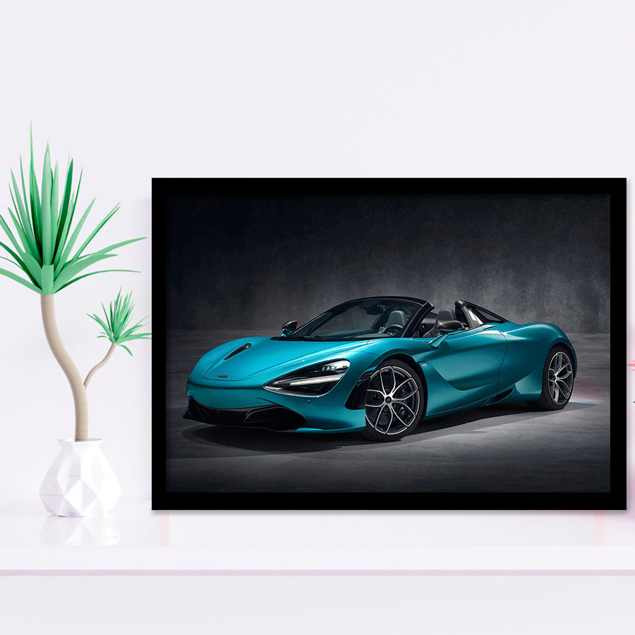 Mclaren Super Car Framed Art Prints Wall Art Decor, Framed Picture, Home Decor