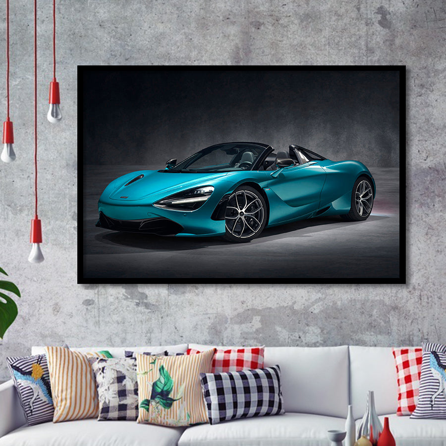 Mclaren Super Car Framed Art Prints Wall Art Decor, Framed Picture, Home Decor