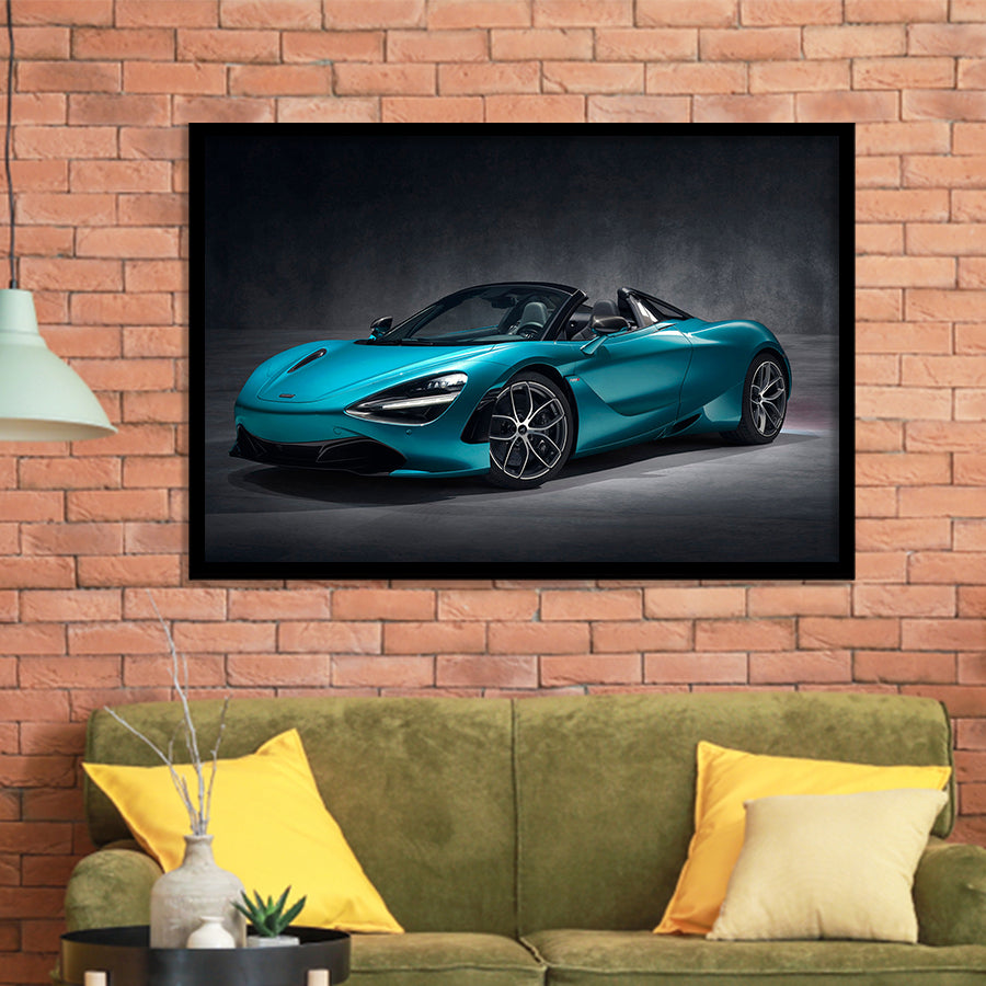 Mclaren Super Car Framed Art Prints Wall Art Decor, Framed Picture, Home Decor