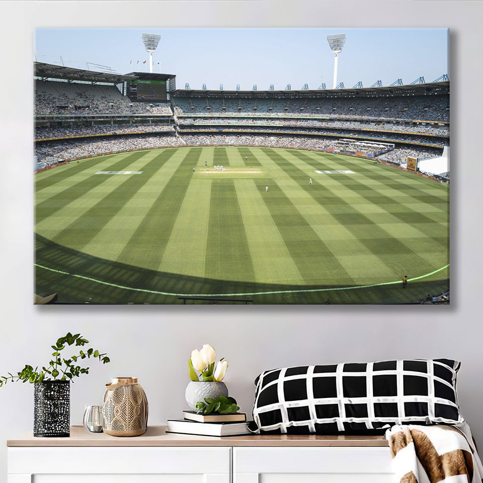 Mcg Bowl Bright, Stadium Canvas, Sport Art, Gift for him, Fan Gift, Canvas Prints Wall Art Decor
