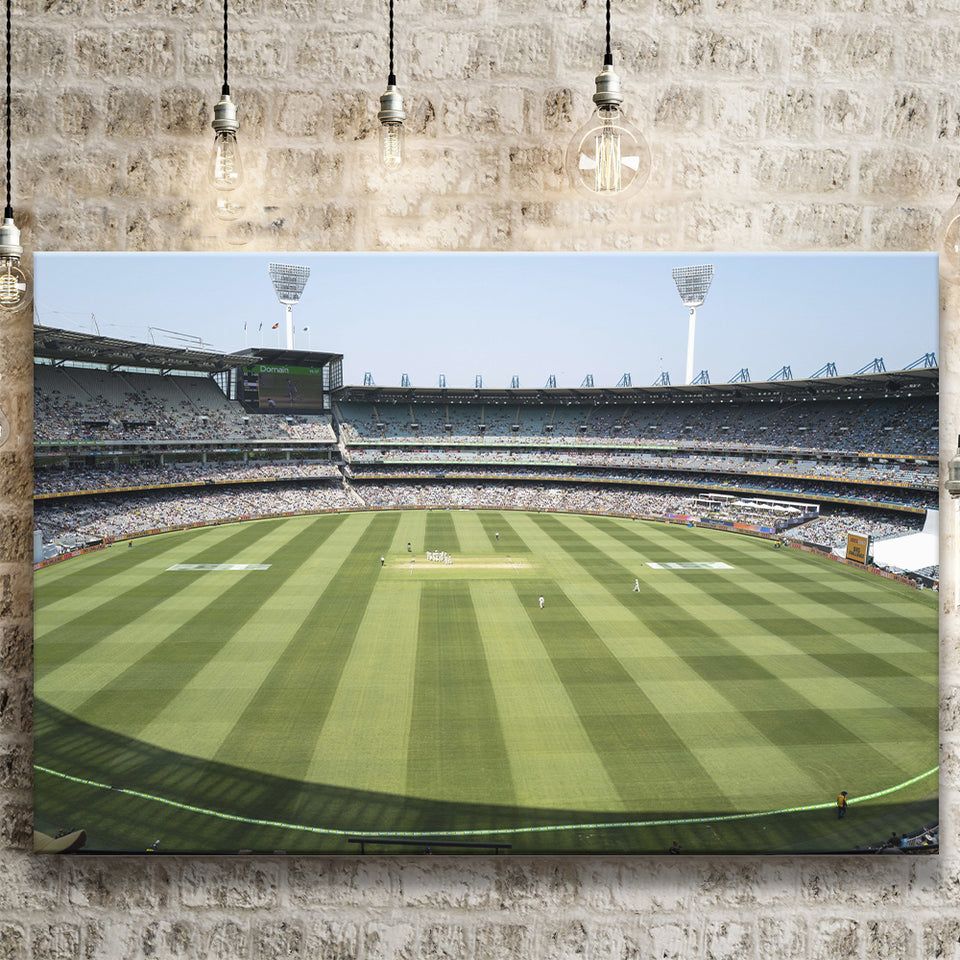 Mcg Bowl Bright, Stadium Canvas, Sport Art, Gift for him, Fan Gift, Canvas Prints Wall Art Decor