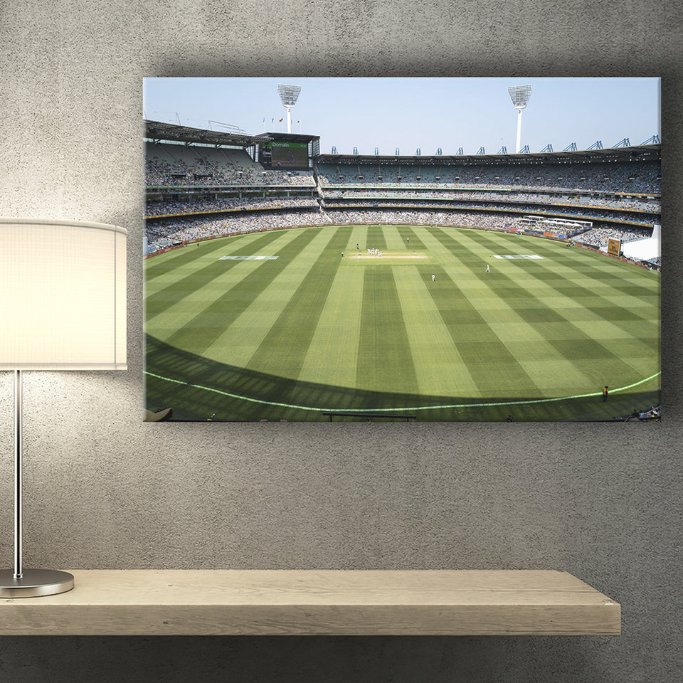 Mcg Bowl Bright, Stadium Canvas, Sport Art, Gift for him, Fan Gift, Canvas Prints Wall Art Decor