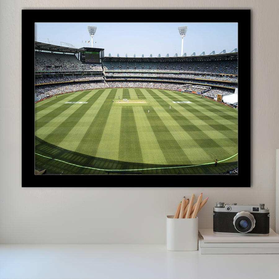 Mcg Bowl Bright, Stadium Canvas, Sport Art, Gift for him, Framed Art Prints Wall Art Decor, Framed Picture