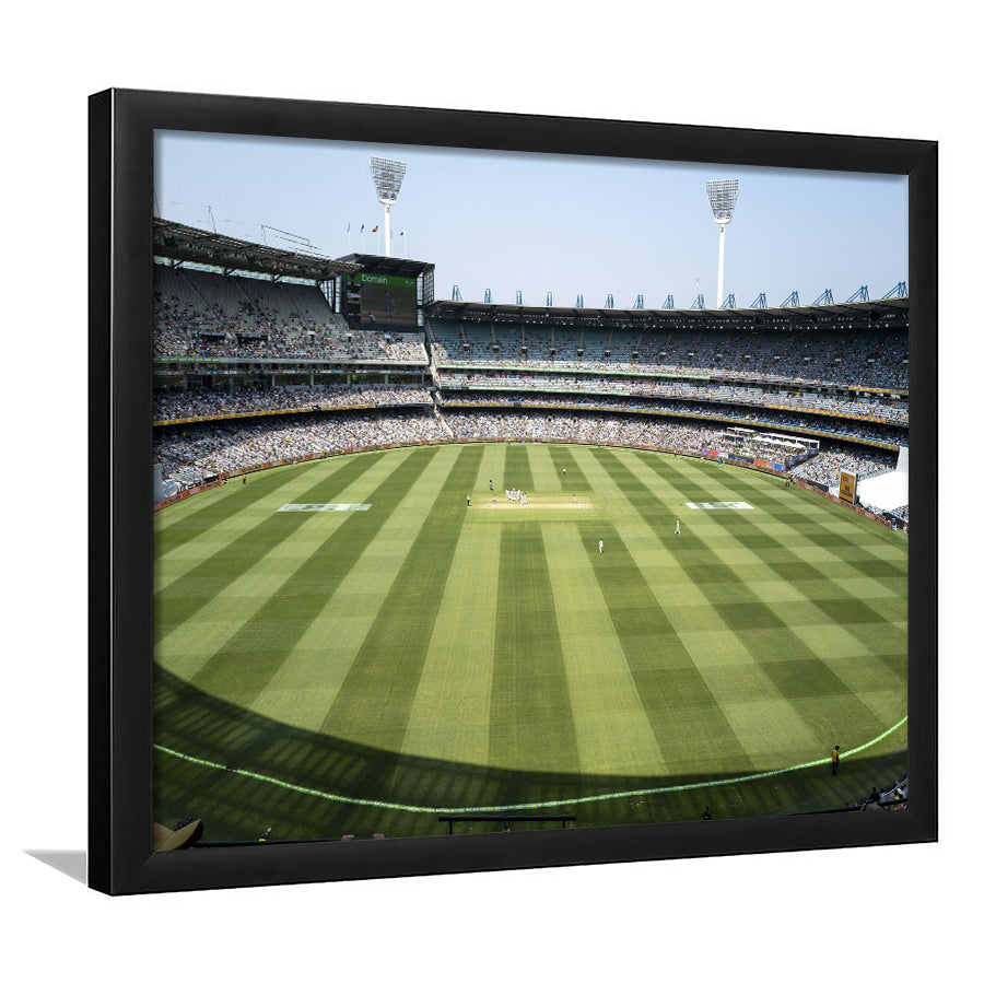 Mcg Bowl Bright, Stadium Canvas, Sport Art, Gift for him, Framed Art Prints Wall Art Decor, Framed Picture