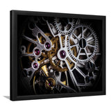 Mechanics Watch With Precious Stones Stylish Framed Art Prints Wall Decor - Painting Prints, Framed Picture, Home Decor