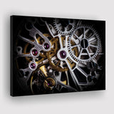 Mechanics Watch With Precious Stones Stylish Canvas Prints Wall Art Decor - Paiting Canvas, Art Prints, Wall Decor, For Sale
