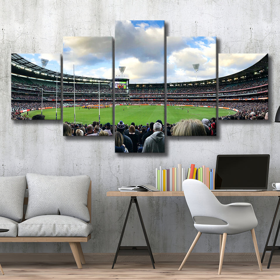 Melbourne Cricket Ground, Stadium Canvas, Sport Art, Large Canvas,V1 Multi Panels, Canvas Prints Wall Art Decor