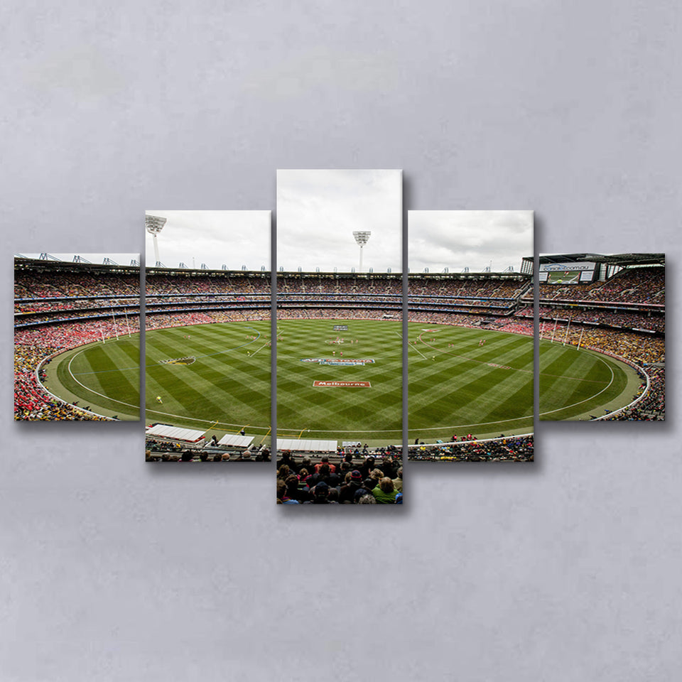 Melbourne Cricket Ground Stadium, Stadium Canvas, Sport Art, Large Canvas, Multi Panels, Canvas Prints Wall Art Decor