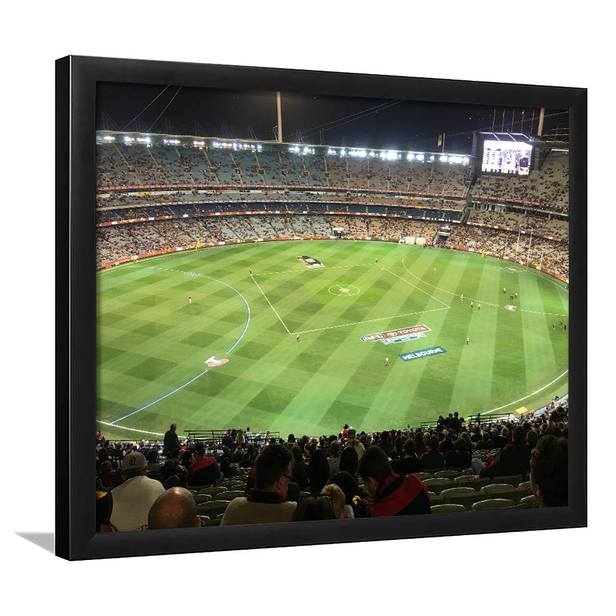 Melbourne Cricket in Australia, Stadium Canvas, Sport Art, Gift for him, Framed Art Prints Wall Art Decor, Framed Picture