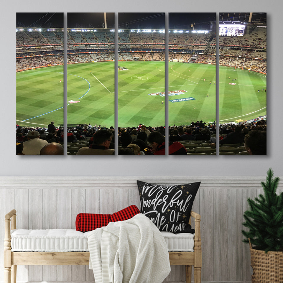 Melbourne Cricket in Australia, Stadium Canvas, Sport Art, Gift for him, Multi Panels B, Canvas Prints Wall Art Decor