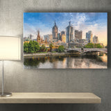 Melbourne Skyline Canvas Prints Wall Art Decor - Paiting Canvas, Art Prints, Wall Decor, For Sale
