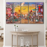 Memphis Tennessee Blues 5 Pieces Extra Large Canvas Prints Wall Art Home Decor