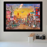 Memphis Tennessee Blues City Art Watercolor Framed Art Prints Wall Art Decor,Framed Picture