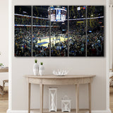 Memphis Grizzlies Stadium Canvas Prints Wall Art Basketball V1,Multi Panels B,Sport Stadium Art Prints, Fan Gift