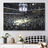 Memphis Grizzlies Stadium Canvas Prints Wall Art Basketball V1,Sport Stadium Art Prints, Fan Gift, Wall Decor