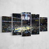 Memphis Grizzlies Stadium Canvas Prints Wall Art Basketball V1,Multi Panels,Sport Stadium Art Prints, Fan Gift