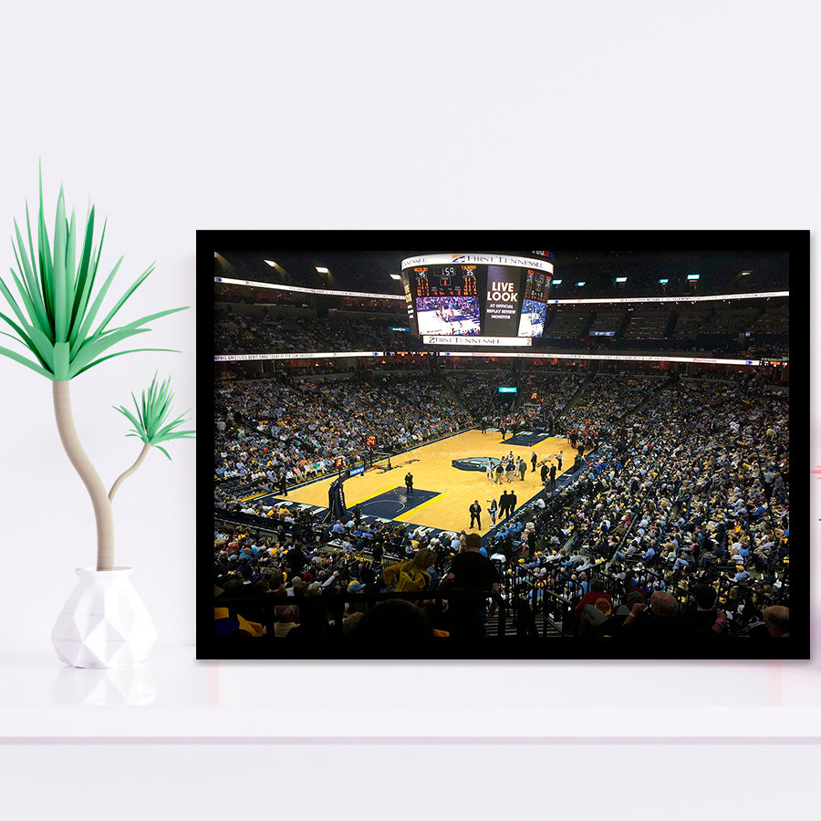 Memphis Grizzlies Stadium Art Prints Wall Art Basketball,Sport Stadium Art Prints, Fan Gift, Wall Decor