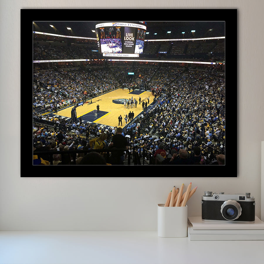 Memphis Grizzlies Stadium Art Prints Wall Art Basketball,Sport Stadium Art Prints, Fan Gift, Wall Decor