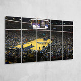 Memphis Grizzlies Stadium Canvas Prints Wall Art Basketball,Multi Panels B,Sport Stadium Art Prints, Fan Gift